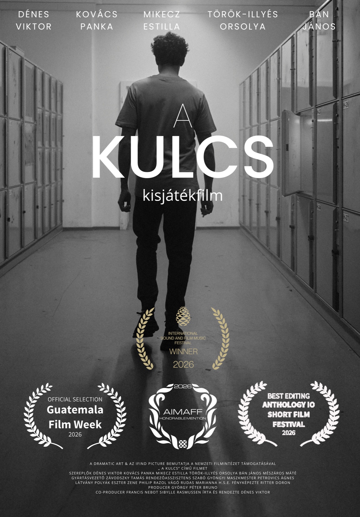 Festival poster for the short film The Key