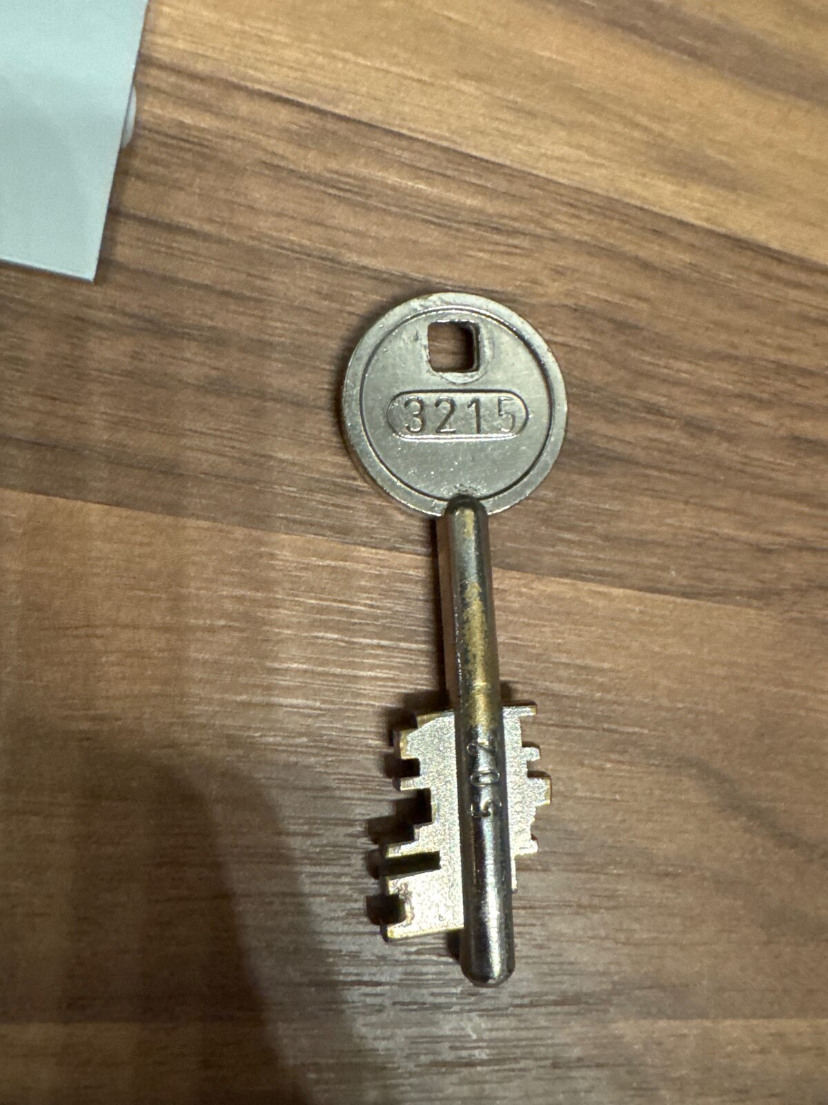 The old warded key that appears in the film